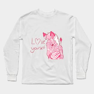 Self love zebra Long Sleeve T-Shirt